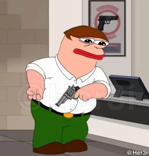 🐸 Стикер «Family Guy [ pepe ] -» для Telegram