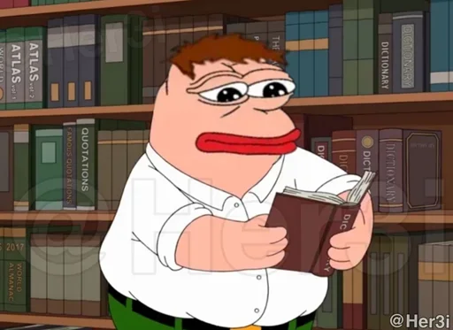 🐸 Стикер «Family Guy [ pepe ] -» для Telegram