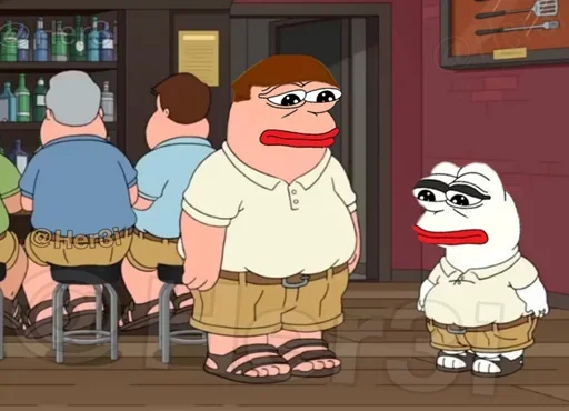 🐸 Стикер «Family Guy [ pepe ] -» для Telegram