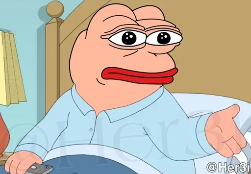 🐸 Стикер «Family Guy [ pepe ] -» для Telegram