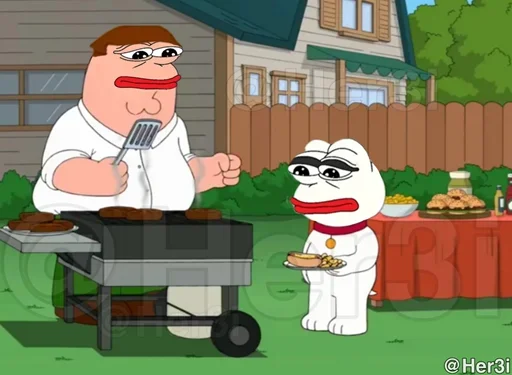 🐸 Стикер «Family Guy [ pepe ] -» для Telegram