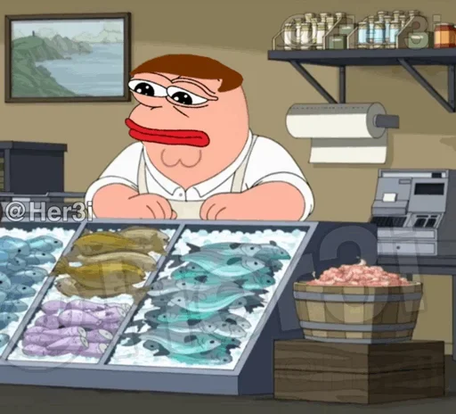 🐸 Стикер «Family Guy [ pepe ] -» для Telegram