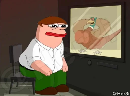 🐸 Стикер «Family Guy [ pepe ] -» для Telegram