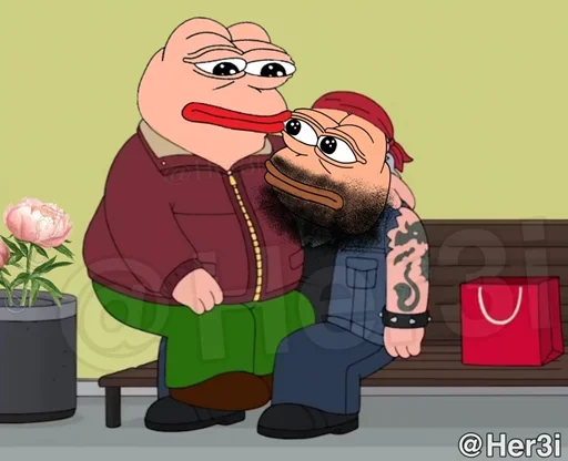 🐸 Стикер «Family Guy [ pepe ] -» для Telegram