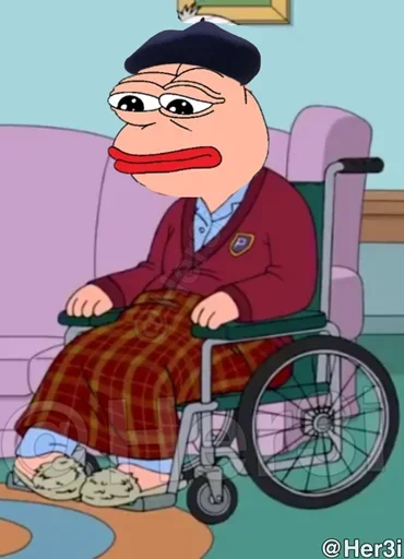 🐸 Стикер «Family Guy [ pepe ] -» для Telegram
