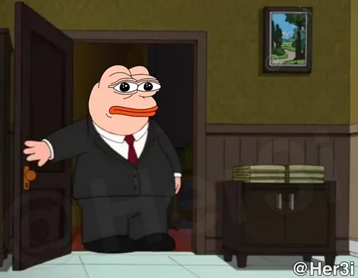 🐸 Стикер «Family Guy [ pepe ] -» для Telegram