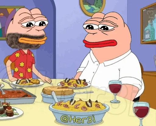 🐸 Стикер «Family Guy [ pepe ] -» для Telegram