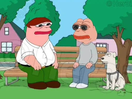 🐸 Стикер «Family Guy [ pepe ] -» для Telegram