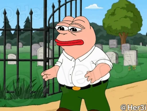 🐸 Стикер «Family Guy [ pepe ] -» для Telegram