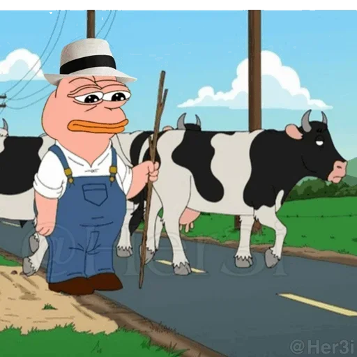 🐸 Стикер «Family Guy [ pepe ] -» для Telegram