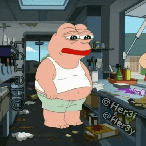 🐸 Стикер «Family Guy [ pepe ] -» для Telegram