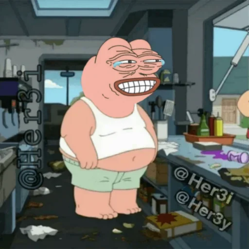 🐸 Стикер «Family Guy [ pepe ] -» для Telegram