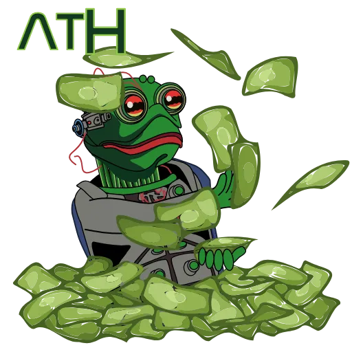 💰 Стикер «The Pepe AI» для Telegram
