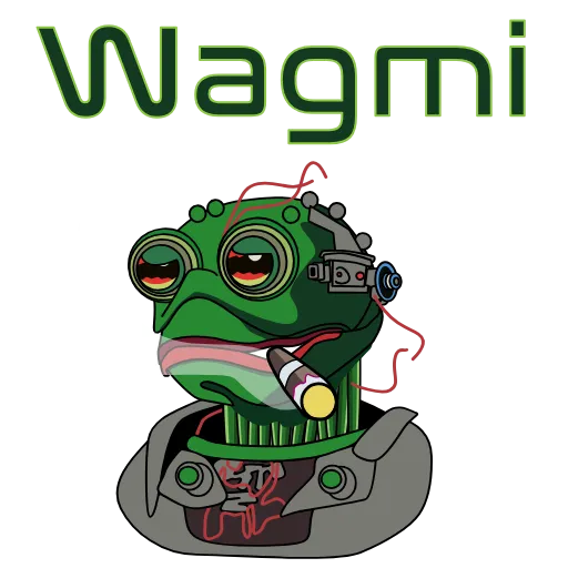 🚬 Стикер «The Pepe AI» для Telegram