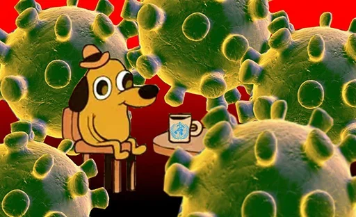 🦠 Стикер «Pepe Coronavirus» для Telegram