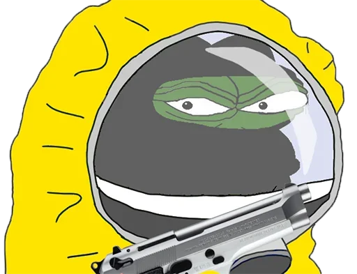 🔫 Стикер «Pepe Coronavirus» для Telegram