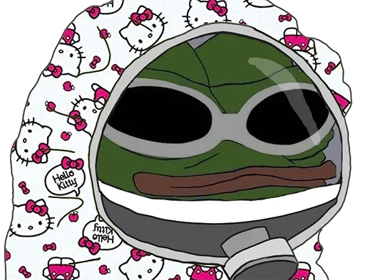 😎 Стикер «Pepe Coronavirus» для Telegram