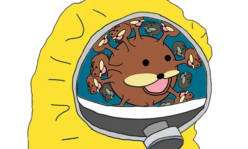 🦠 Стикер «Pepe Coronavirus» для Telegram