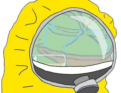 😪 Стикер «Pepe Coronavirus» для Telegram