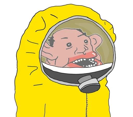🤪 Стикер «Pepe Coronavirus» для Telegram
