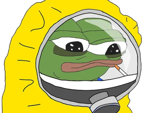 😔 Стикер «Pepe Coronavirus» для Telegram