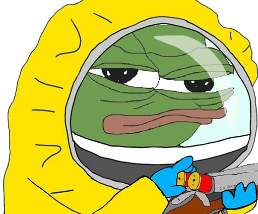 🔫 Стикер «Pepe Coronavirus» для Telegram