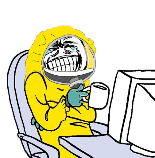 😆 Стикер «Pepe Coronavirus» для Telegram