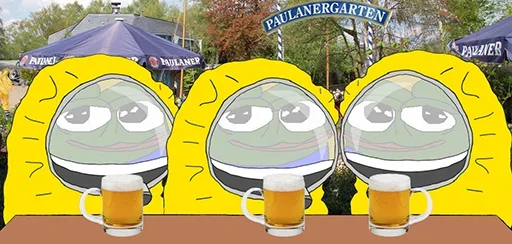 🍺 Стикер «Pepe Coronavirus» для Telegram