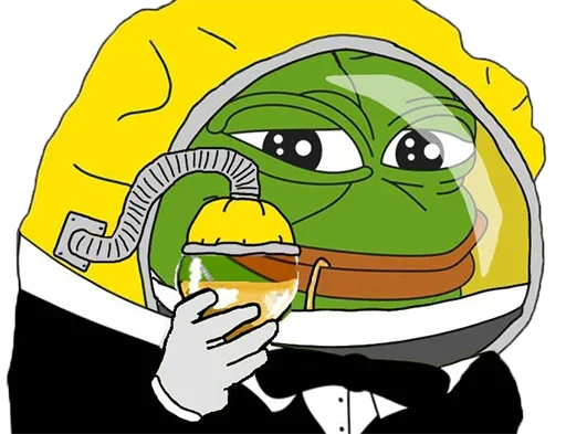 🍹 Стикер «Pepe Coronavirus» для Telegram