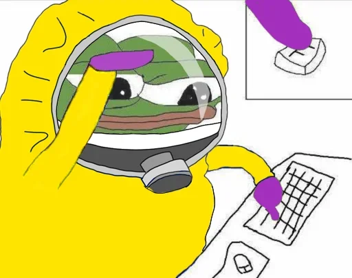 🐸 Стикер «Pepe Coronavirus» для Telegram