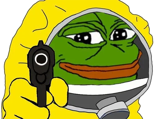 😉 Стикер «Pepe Coronavirus» для Telegram