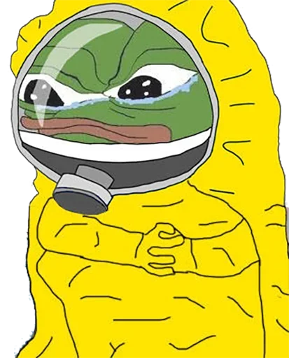 😐 Стикер «Pepe Coronavirus» для Telegram