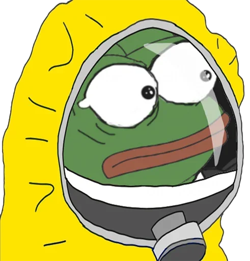 😟 Стикер «Pepe Coronavirus» для Telegram