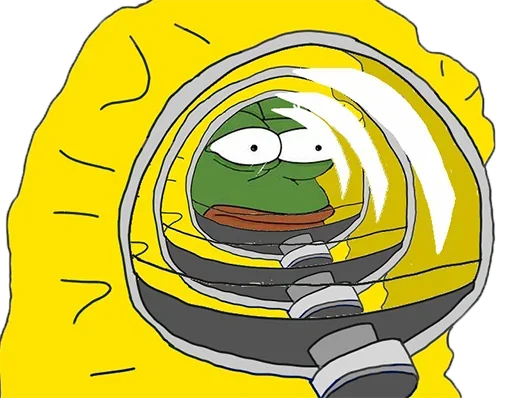 😷 Стикер «Pepe Coronavirus» для Telegram