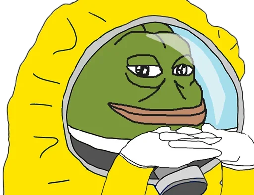 😏 Стикер «Pepe Coronavirus» для Telegram