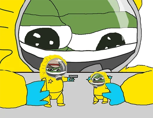 🙃 Стикер «Pepe Coronavirus» для Telegram