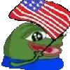Стикер 15 🏳️ Pepe Flags - лягух Пепе с флажками разных стран
