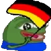 Стикер 27 🏳️ Pepe Flags - лягух Пепе с флажками разных стран