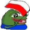 Стикер 7 🏳️ Pepe Flags - лягух Пепе с флажками разных стран
