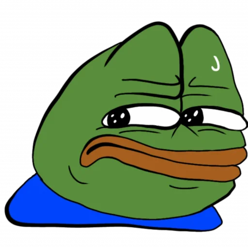🙄 Стикер «pepefrog» для Telegram