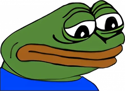 😒 Стикер «pepefrog» для Telegram