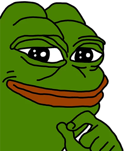 ☺️ Стикер «pepefrog» для Telegram
