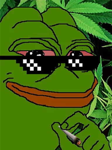 🚬 Стикер «pepefrog» для Telegram