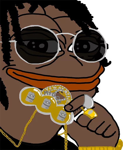 😎 Стикер «pepefrog» для Telegram