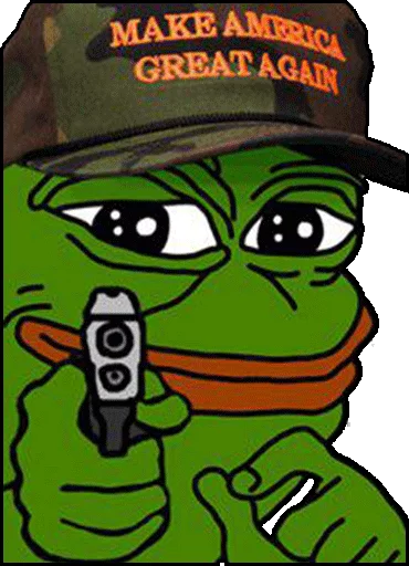 😎 Стикер «pepefrog» для Telegram