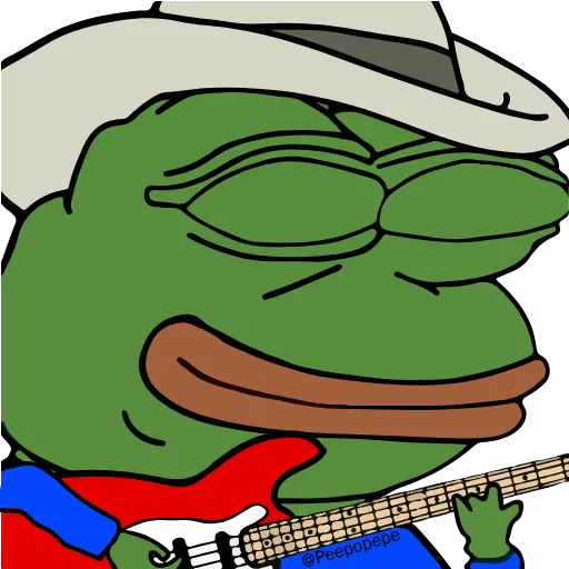 🎸 Стикер «PePe ⇲ ⇱» для Telegram