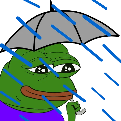 🤤 Стикер «PePe ⇲ ⇱» для Telegram