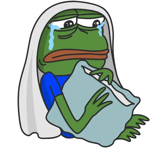 😰 Стикер «PePe ⇲ ⇱» для Telegram
