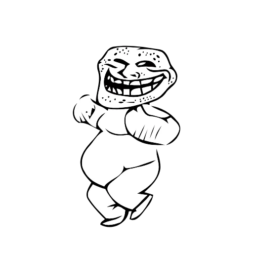 😃 Стикер «PePe ⇲ ⇱» для Telegram
