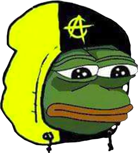 😢 Стикер «Pepe Ancap» для Telegram